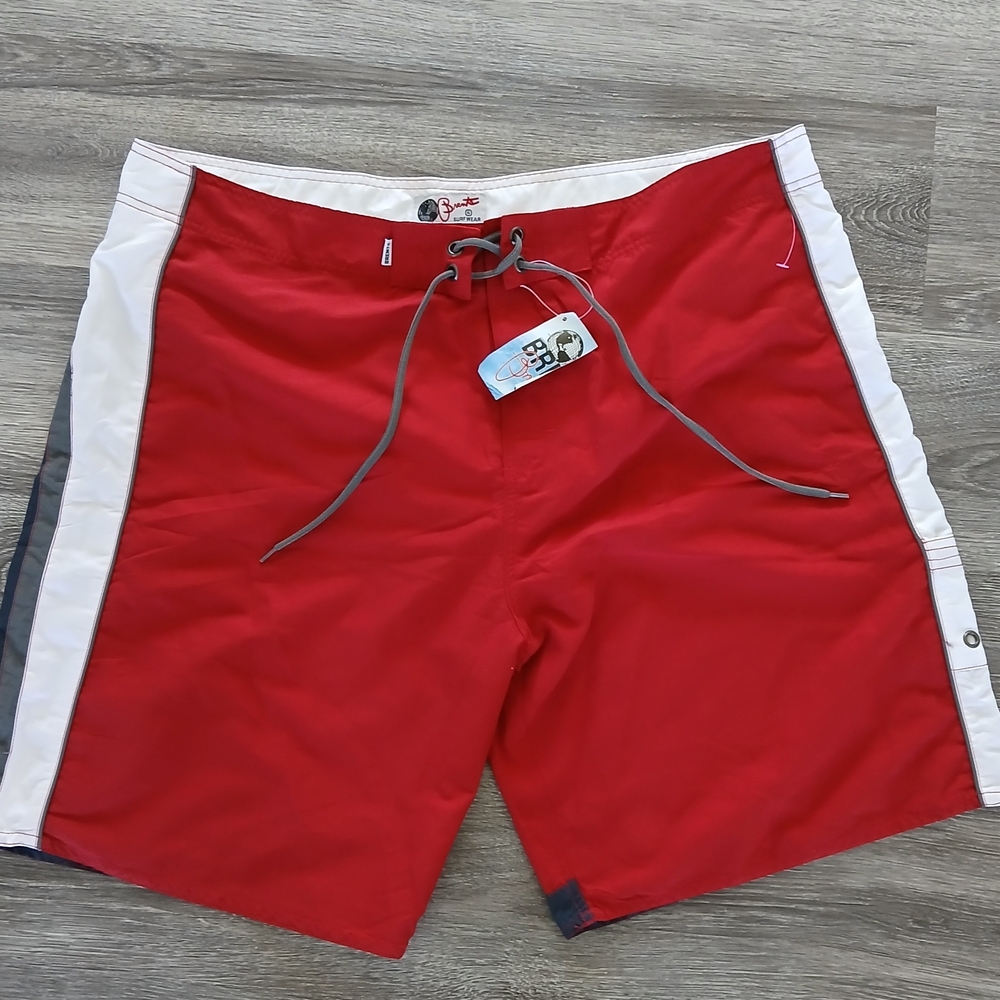 New Red, White And Blue Men's Swim Shorts